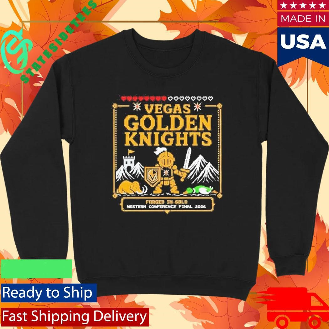 Vegas Golden Knights Forged In Gold Western Conference Final 2026 Shirt