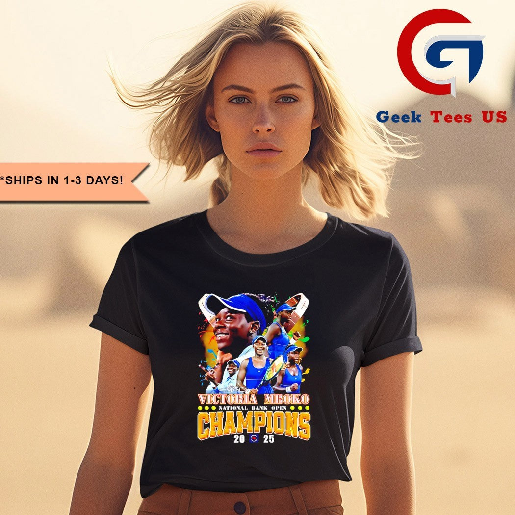 Victoria Mboko National Bank Open Champions 2025 graphic shirt