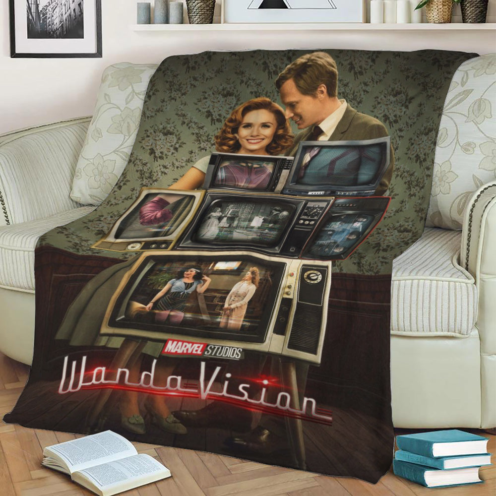 Wanda Vision Poster 1 Fleece Throw Blanket