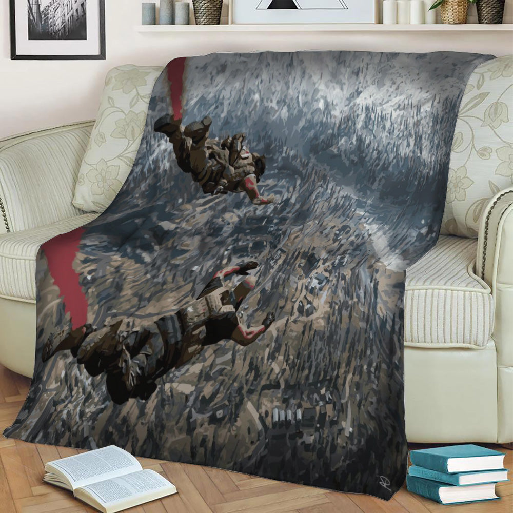 Warzone Verdansk Disarray Fleece Throw Blanket