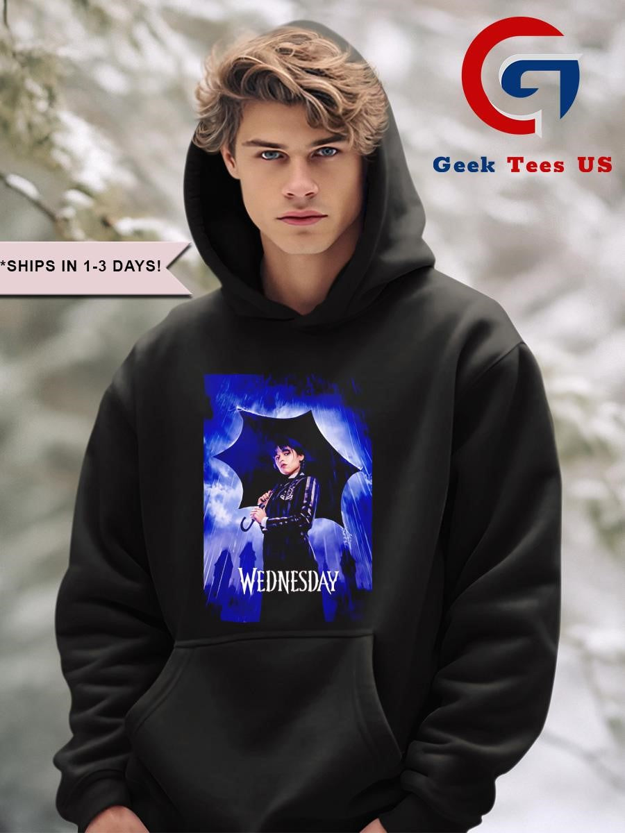 Wednesday Addams Umbrella shirt
