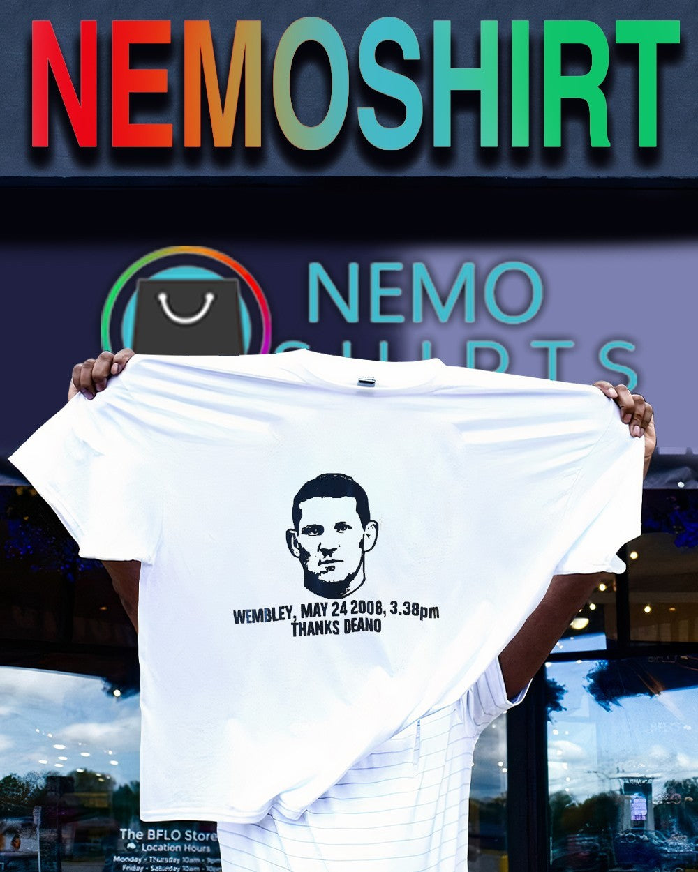 Wembley 2008 thanks Deano shirt