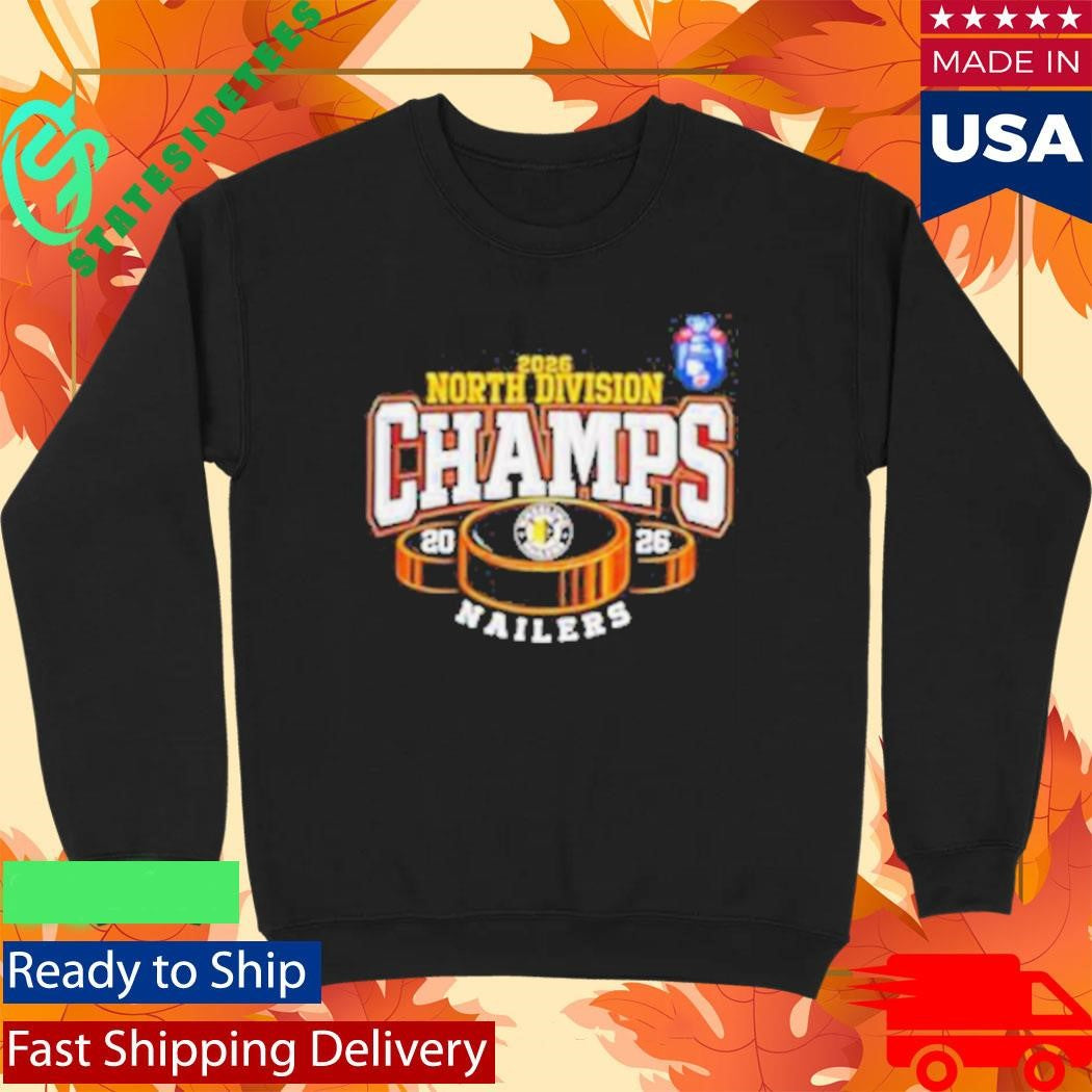 Wheeling Nailers 2026 North Division Champs Hockey Shirt