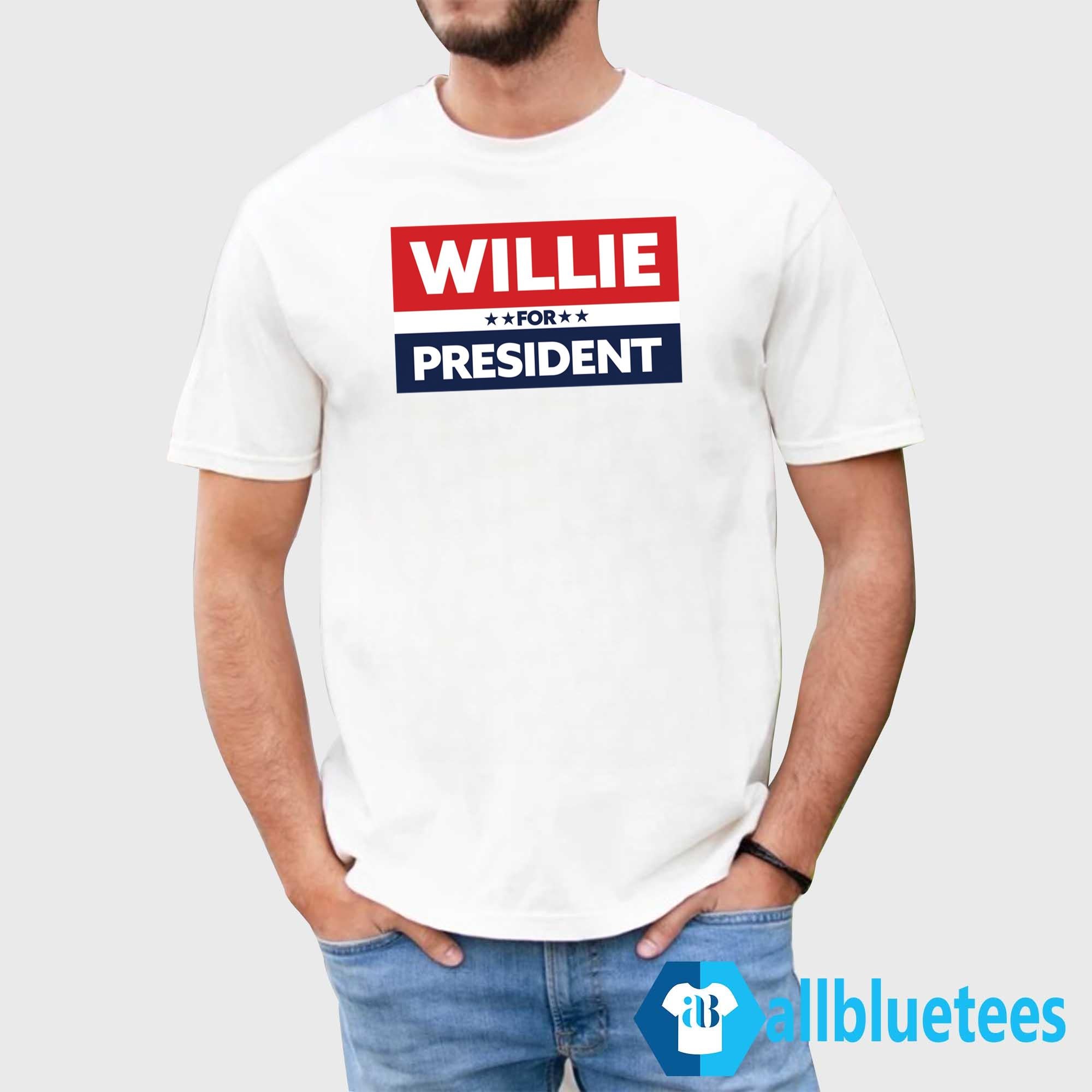 Willie Nelson 2024 Willie For President Shirt
