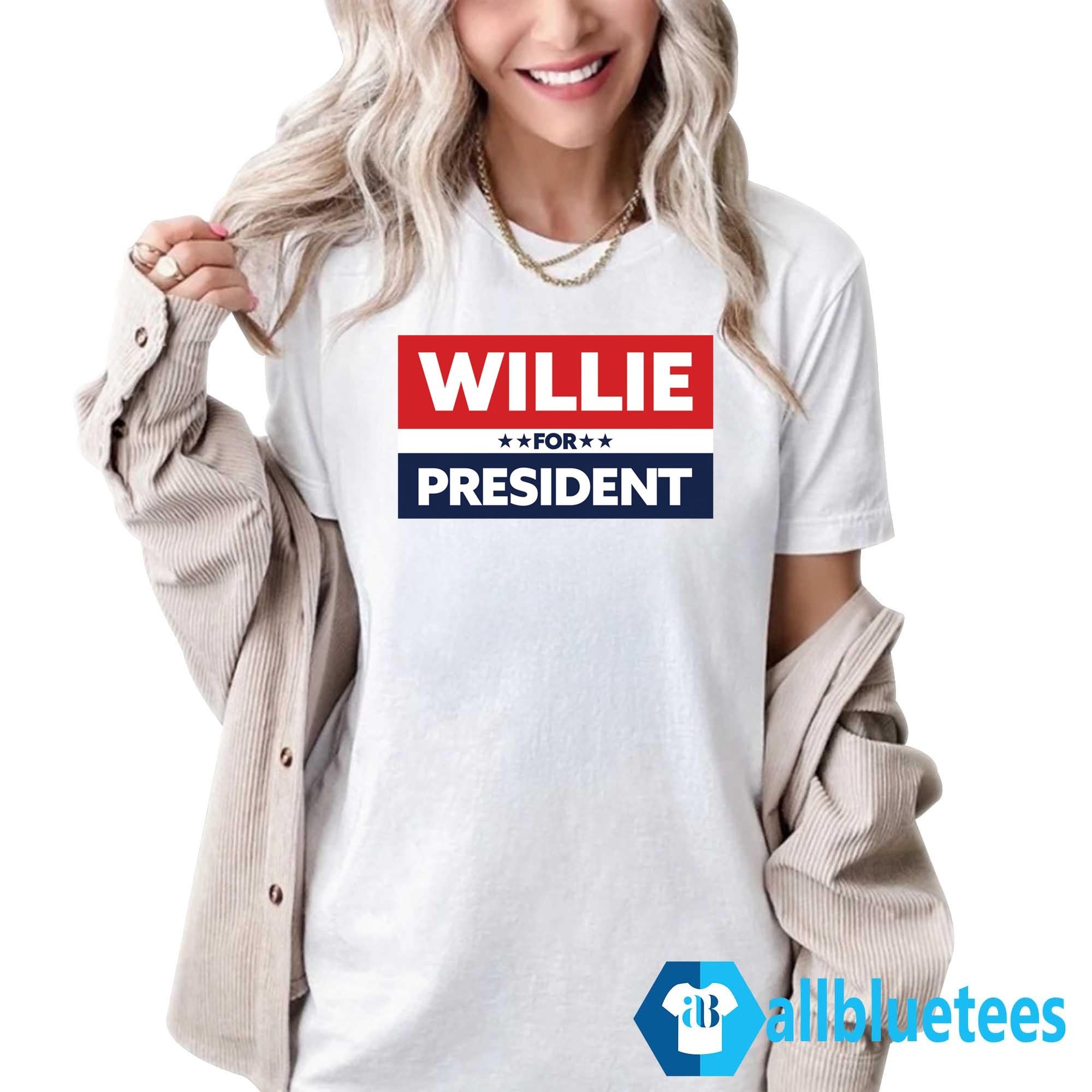 Willie Nelson 2024 Willie For President Shirt