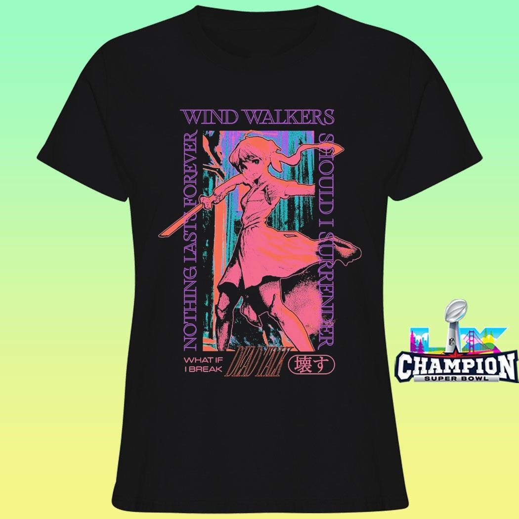 Wind Walkers Black Anime Shirt