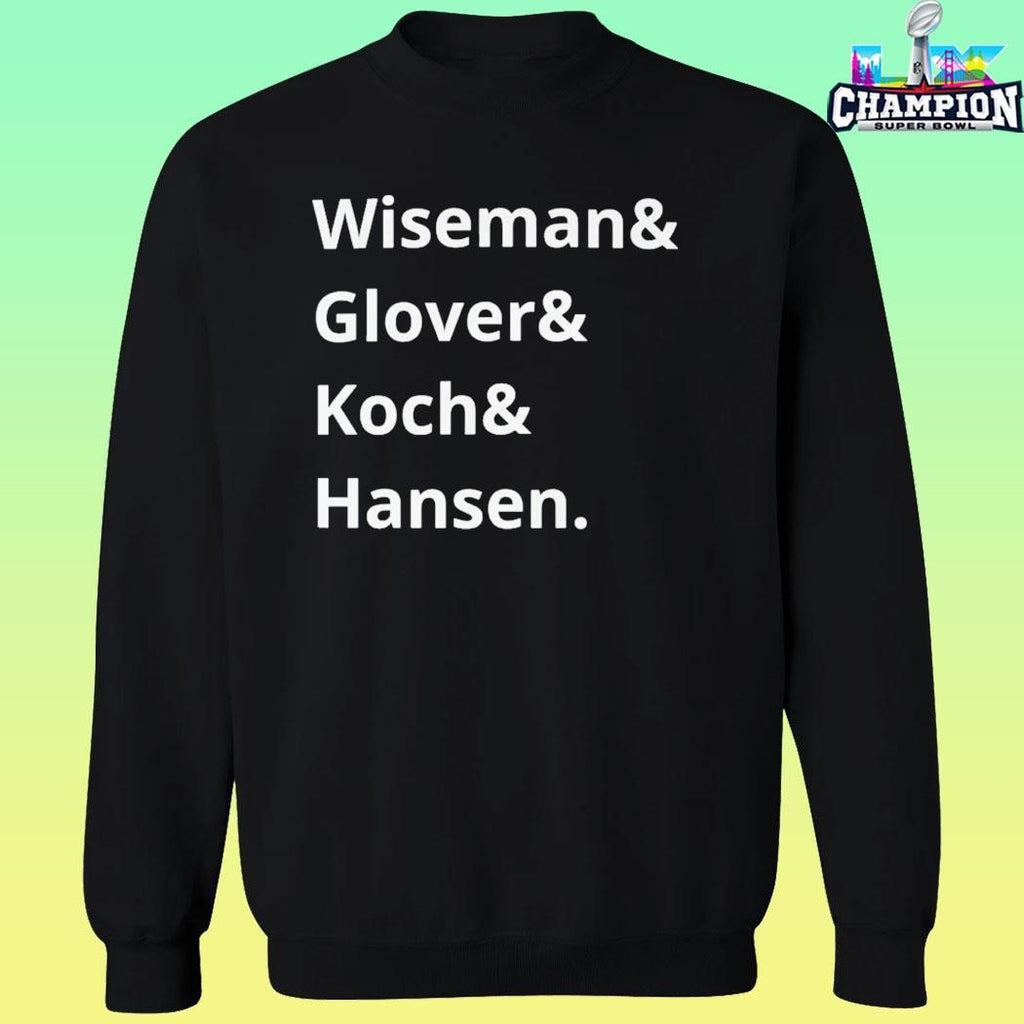 Wiseman And Glover And Koch And Hansen Shirt