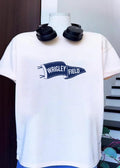 Wrigley Field Pennant Logo Chicago Cubs T-Shirt