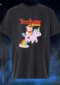 Yeehaw Motherfuckers Cat Riding Unicorn T-Shirt