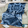 YuGiOh Seto Kaiba Fleece Throw Blanket