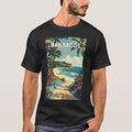 Barbados Illustration Travel Art Vintage