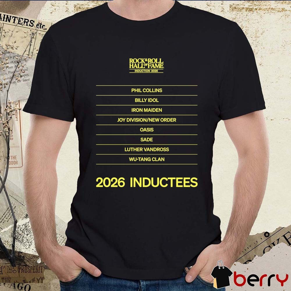 The Rock And Roll Hall Of Fame Announces It’s 2026 Inductees t-shirt