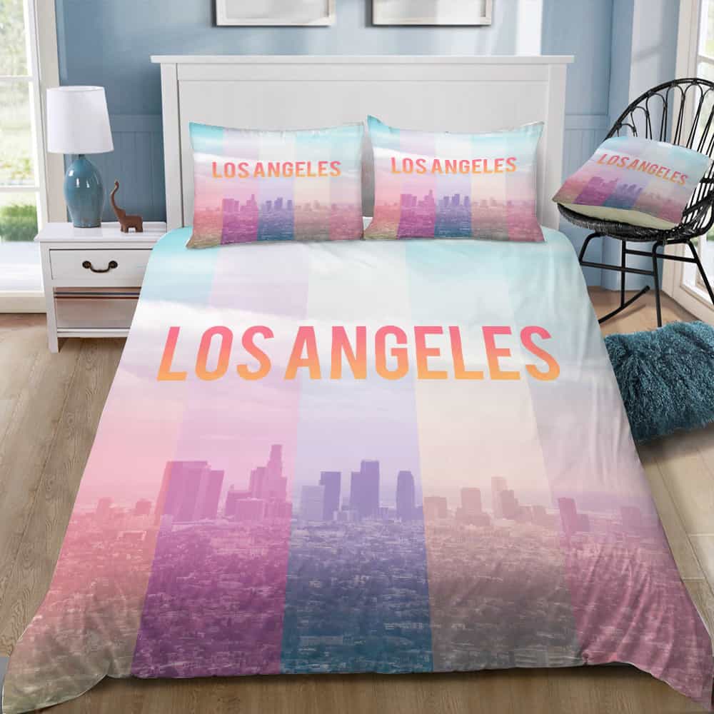 Los Angeles Bedding Set (Duvet Cover & Pillow Shams)