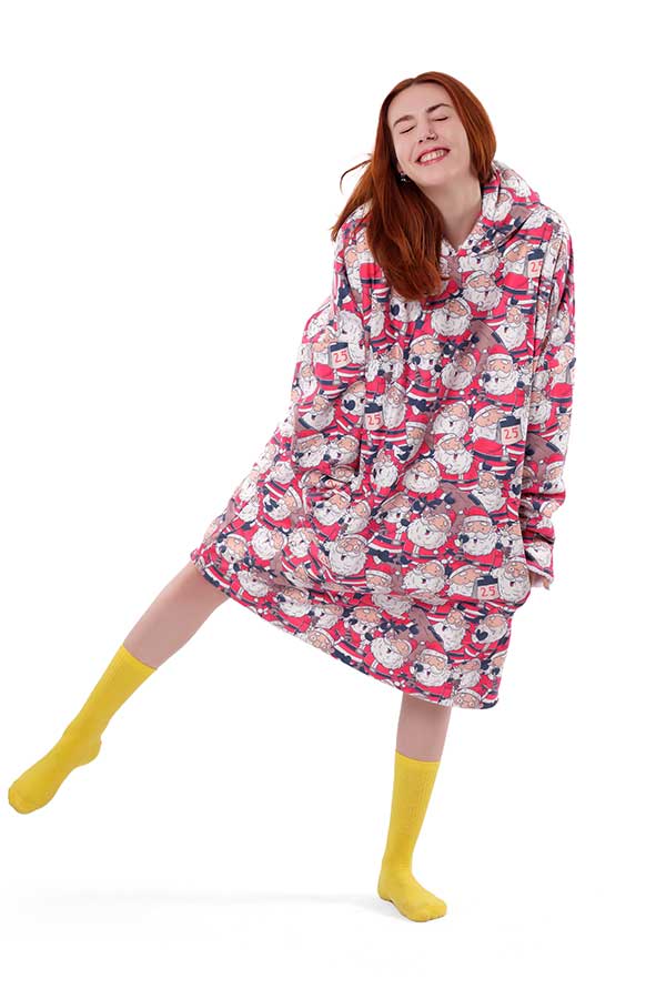 Santa Claus Hoodie Blanket