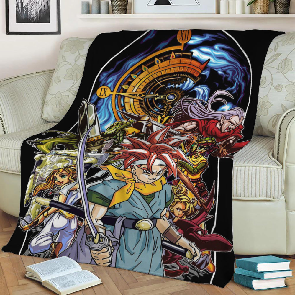 chrono Trigger Fleece Throw Blanket