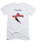 Croatia Quote Art Design Inspirational Motivation T-Shirt