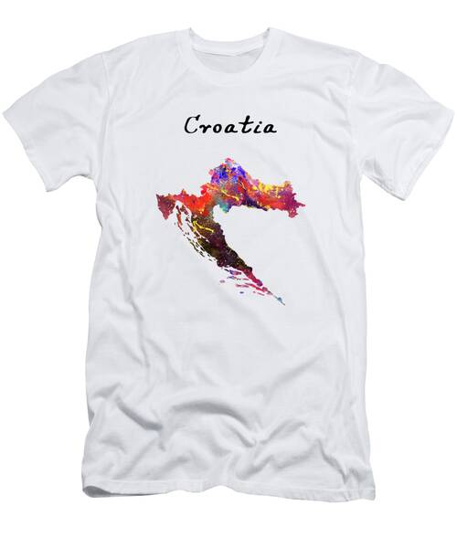 Croatia Quote Art Design Inspirational Motivation T-Shirt