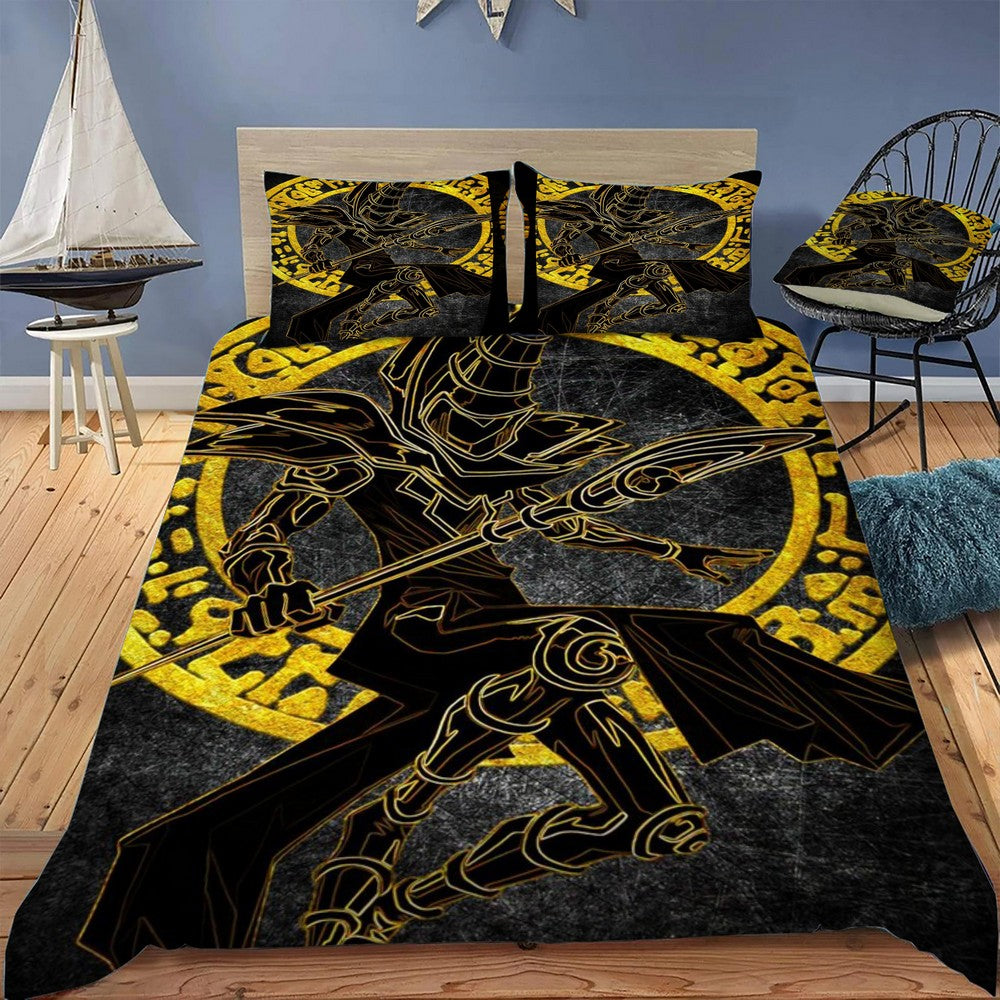dark magician yugioh Bedding Set (Duvet Cover & Pillow Shams)
