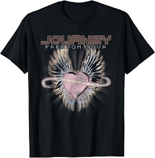 Freedom Tour Pastel Heart Logo Vintage Band Black 3x-Large (1)
