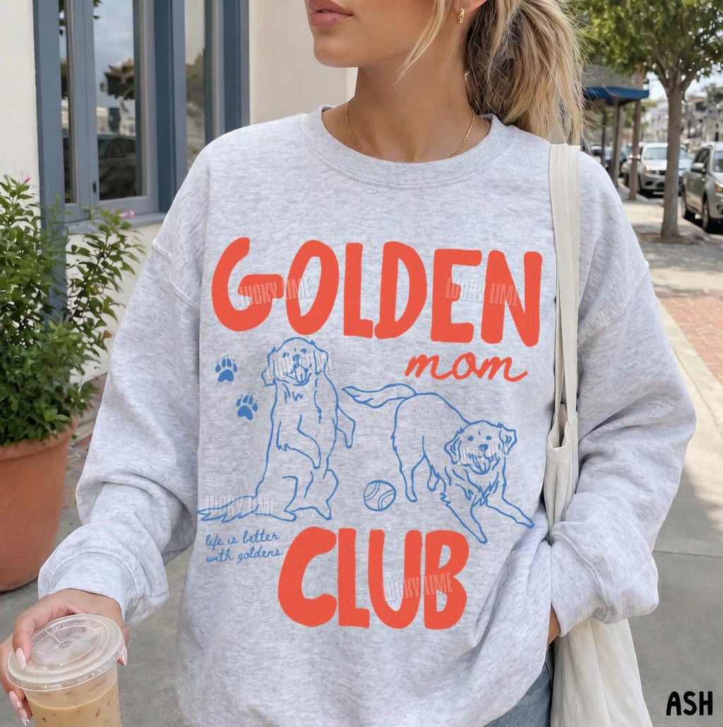 Golden Mom Club Golden Dog Mom Dog Lover Retriever Dog Fur Mama Dog Mama Dog Mom (1)