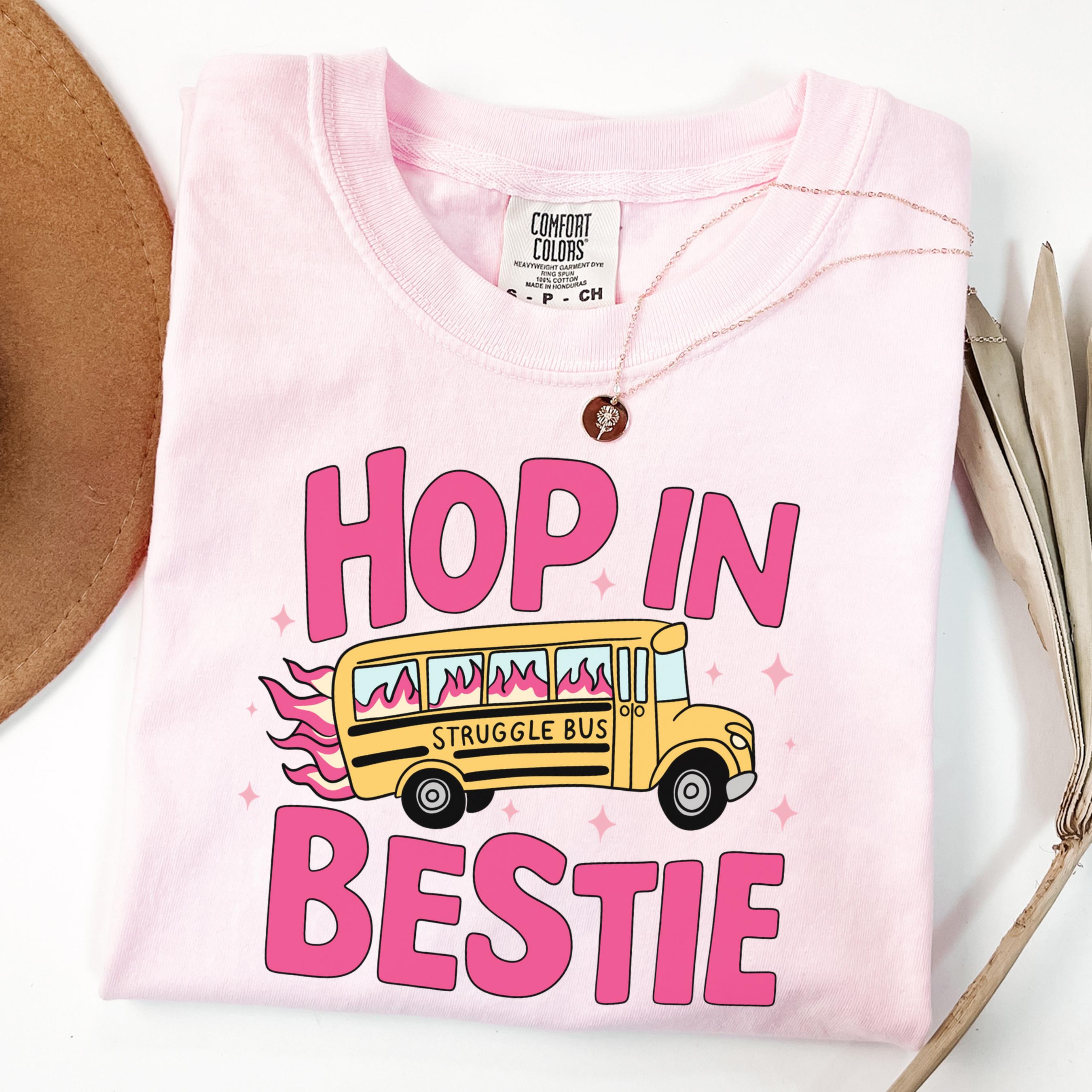 Comfort Colors Mental Health Struggle Bus Mental Health Anxiety Girly Friend (3)