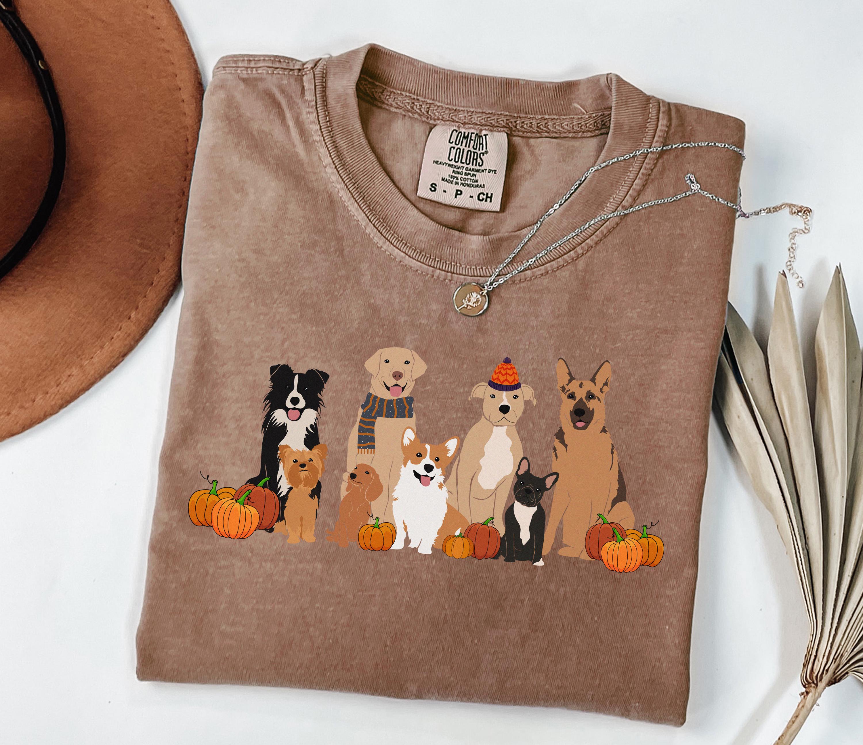 Comfort Colors Dog Fall Pumpkin Season Autumn Fall Thanksgiving Fall Pumpkin Dog Mom Fall Season (4)