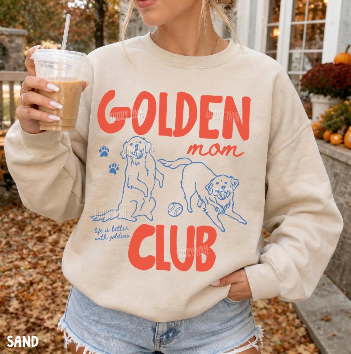 Golden Mom Club Golden Dog Mom Dog Lover Retriever Dog Fur Mama Dog Mama Dog Mom (2)