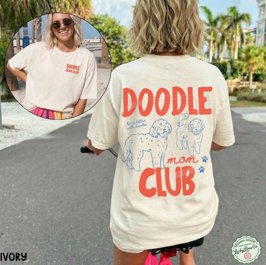 Doodle Mom Club Goldendoodle Labradoodle Dog Mom Dog Mama Pet Parent Fur Mama Back (2)