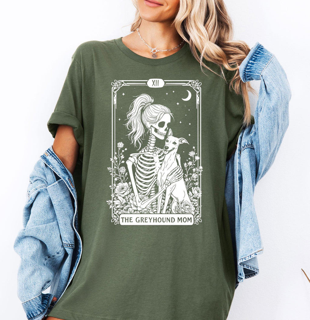 Greyhound Mom Tarot Card Greyhound Lover Halloween Greyhound Gif Whippet Dog Mom Halloween Sighthound (2)