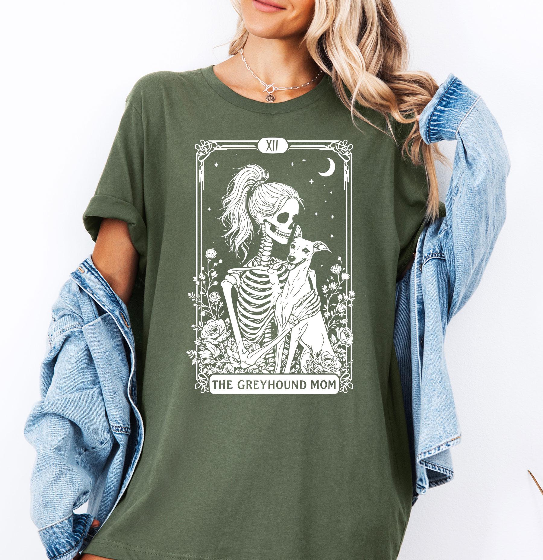Greyhound Mom Tarot Card Greyhound Lover Halloween Greyhound Gif Whippet Dog Mom Halloween Sighthound (2)