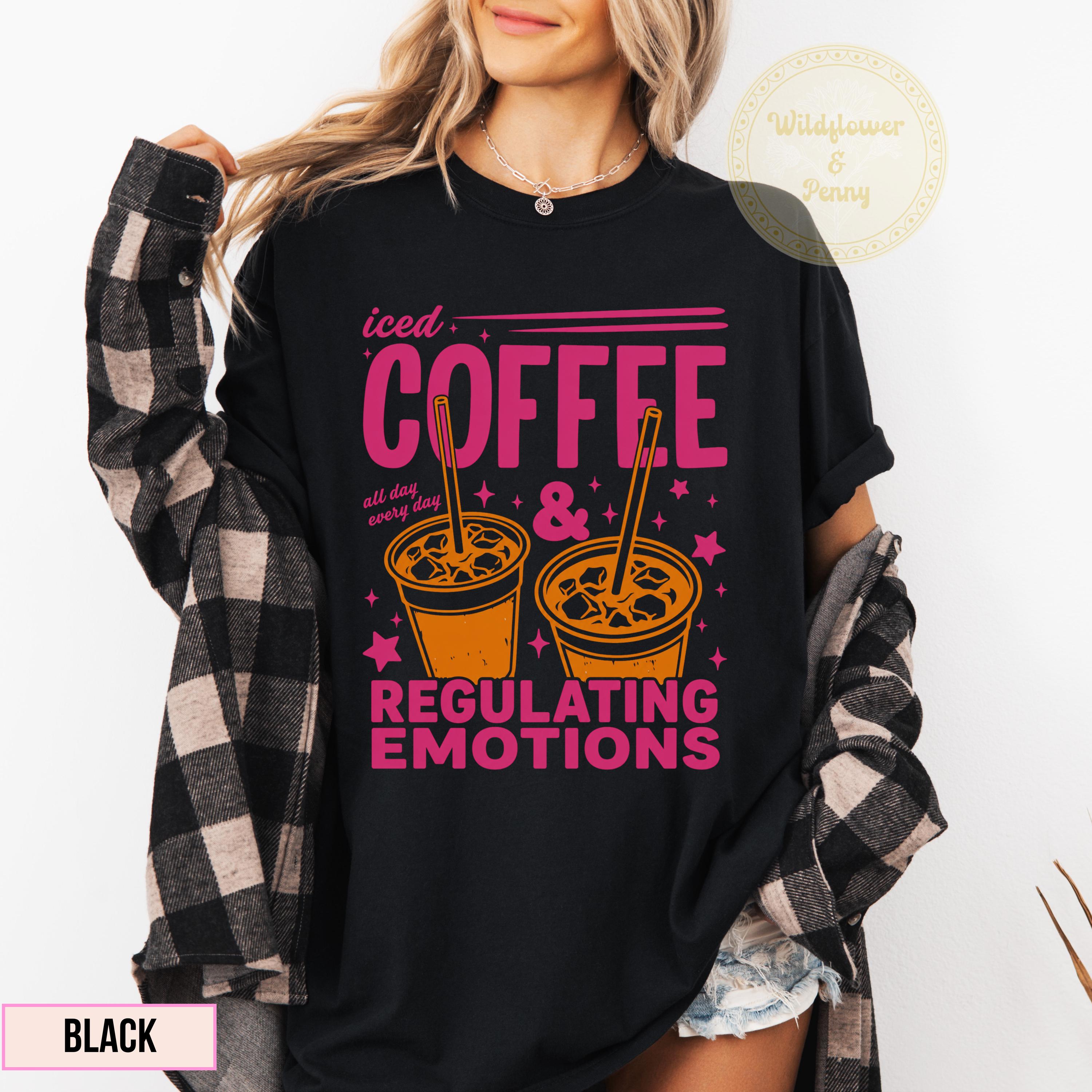 Comfort Colors Regulate Emotions Mental Health Teacher Therapis Counselor Neurodivergent Tee (1)
