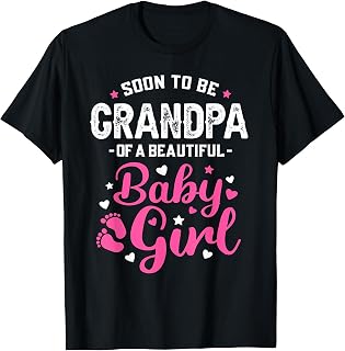 Soon Grandpa Baby Girl Promoted Grandpa Unisex T-shirt, Sweatshirt, Hoodie (1)