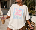 Book Lover Book Girl Summer Tee Coastal Reader Book Club (1)