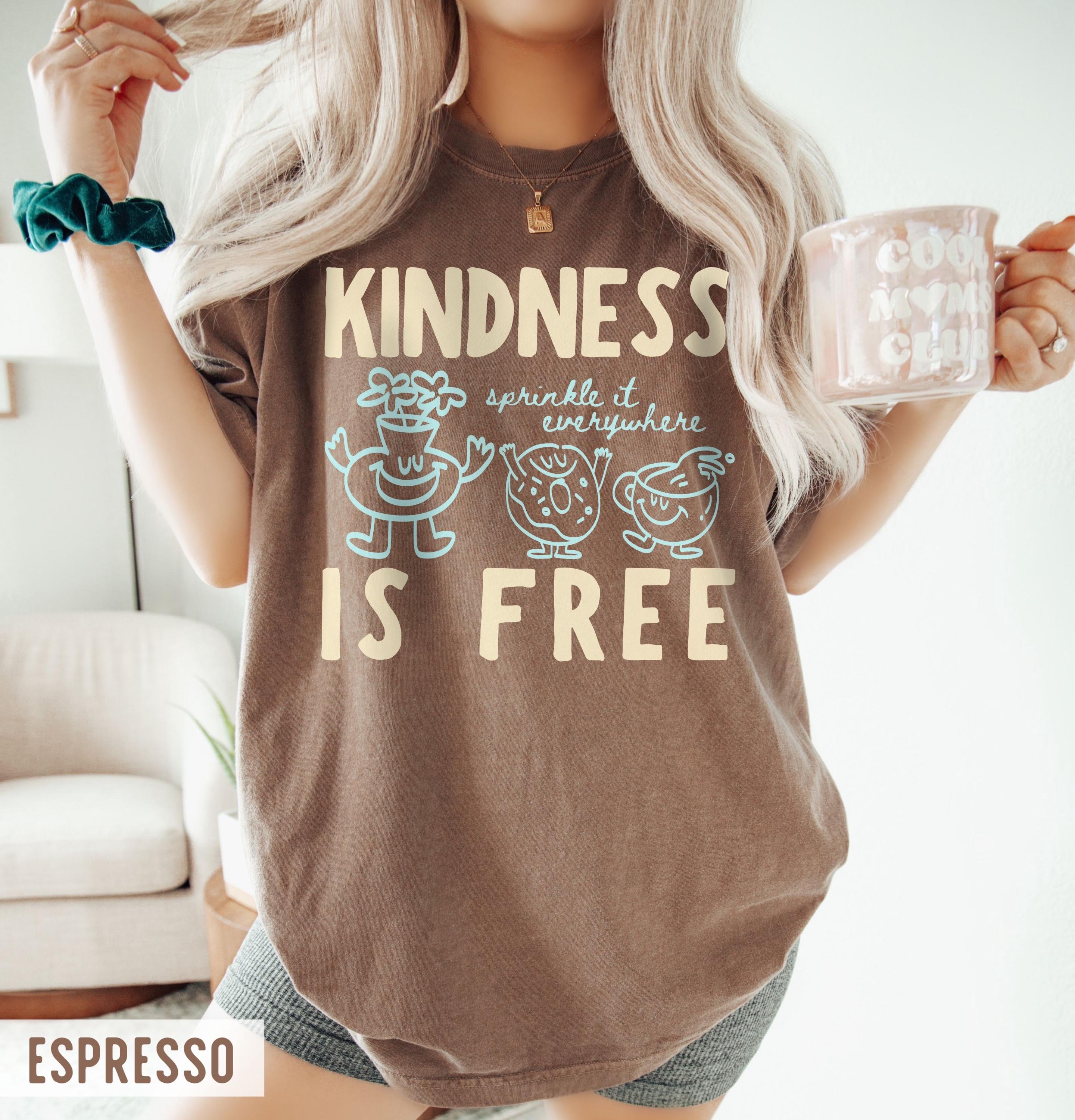 Comfort Colors Kindness Free Sprinkled Doughnut Empathy Tee (4)