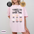 Comfort Colors Book Lover Things Spare Time Tee Unisex T-shirt, Sweatshirt, Hoodie (1)
