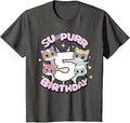 Jr Superkitties Su-Purr 5th Fifth Birthday Unisex T-shirt, Sweatshirt, Hoodie (1)