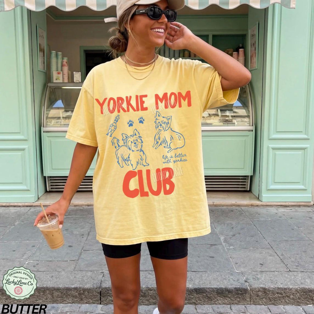Yorkie Mom Club Yorkshire Terrier Dog Mom Dog Lover Dog Fur Mama Dog Mama Dog Mom (2)