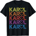 Retro Karol Name Unisex T-shirt, Sweatshirt, Hoodie (1)