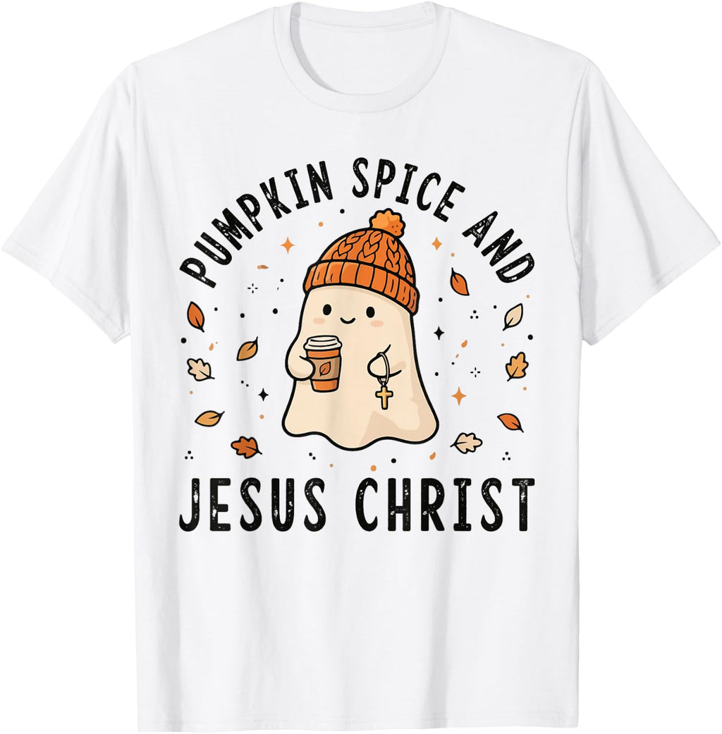 Pumpkin Spice Jesus Christ Fall Christian Unisex T-shirt, Sweatshirt, Hoodie (1)