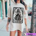 Dog Mama Tarot Card Witchy Skeleton Dog Lover Celestial Dog Puppy Mother Witchy Gothic Dog Lover Skeleton Comfort Colors (1)