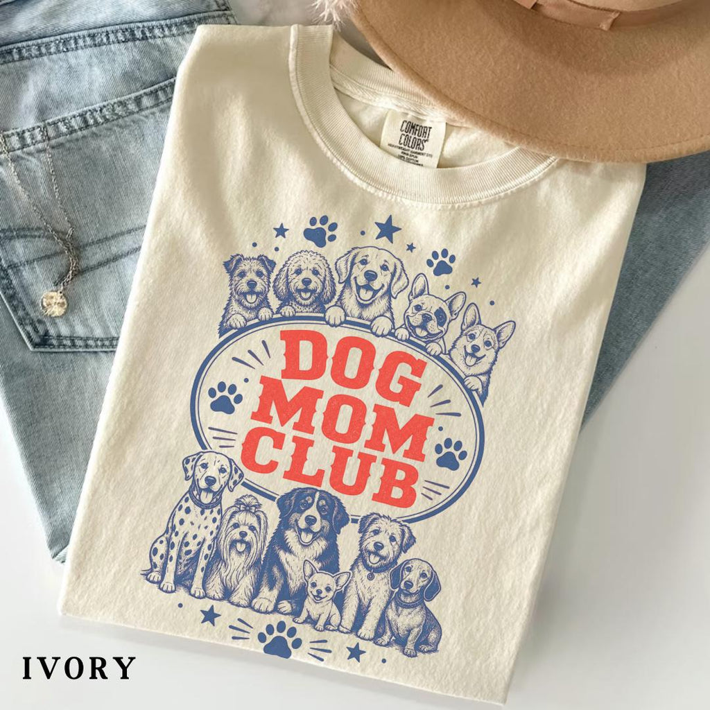 Dog Mom Club Pet Lover Dog Lover Dog Dog Owner Tee Fur Mama (3)