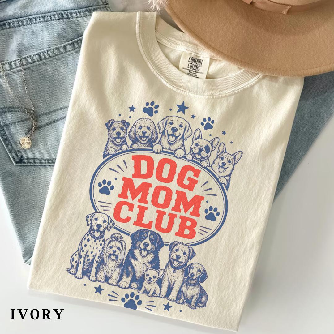 Dog Mom Club Pet Lover Dog Lover Dog Dog Owner Tee Fur Mama (3)