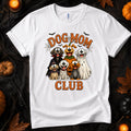 Dog Mom Halloween Dog Mom Club Tee Spooky Dog Mom Pumpkin Halloween Tee Ghost Dog (1)