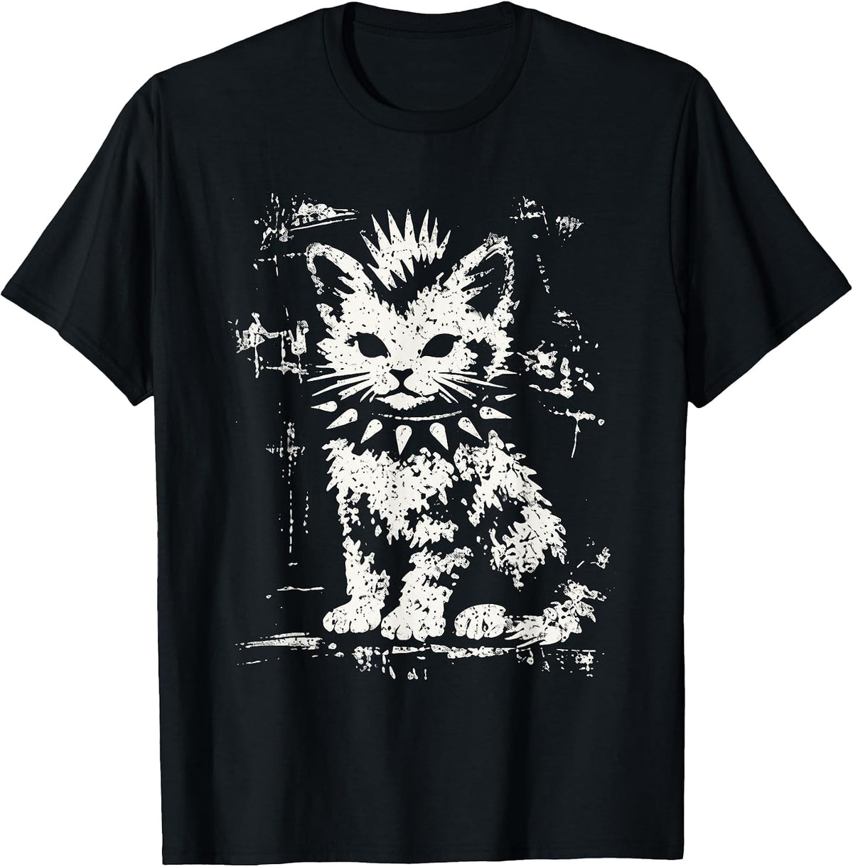 Punk Cat Grunge Rebel Cat Alternative Unisex T-shirt, Sweatshirt, Hoodie (1)