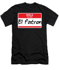 El Patron El Hefe Latino Halloween Costume Mexican Latin America Immigrants Puerto Rico Guatemala Cu T-Shirt