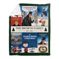 Personalized Christmas Movie Blanket, Christmas Vacation Blanket, Family Christmas Blanket, Christmas Movie Night Blanket, Gift for Movie Lovers