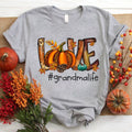 Leopard Pumpkin Love Grandma Life Shirt