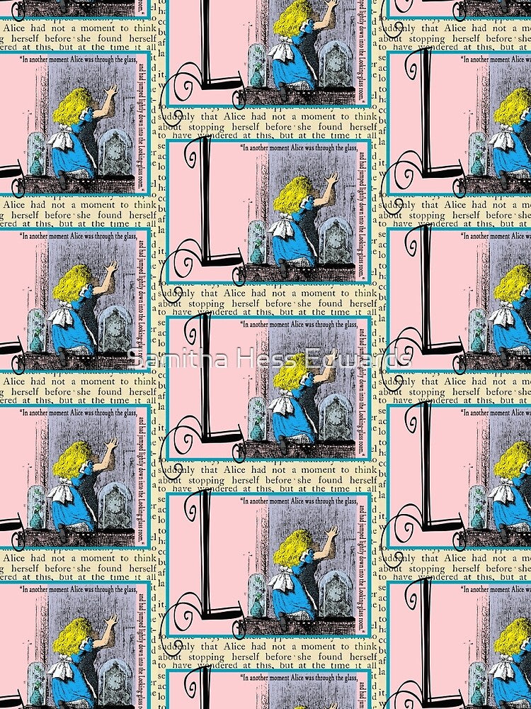 Alice in Wonderland and Through the Looking Glass Alphabet L by Samitha Edwards