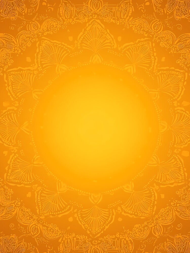 Golden Sun Mandala – Elegant Spiritual Glow by Apurva Joshi