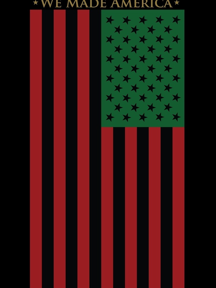 RED BLACK AND GREEN FLAG by AFRICANAPPAREL